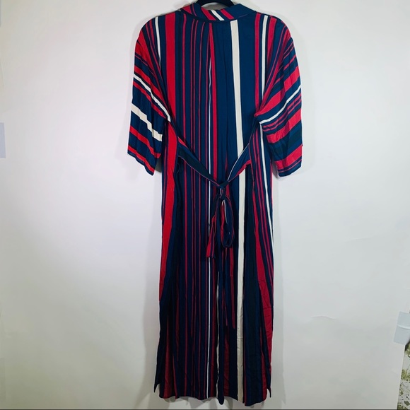 Zara Stripe Shirt Dress New - Picture 6 of 6